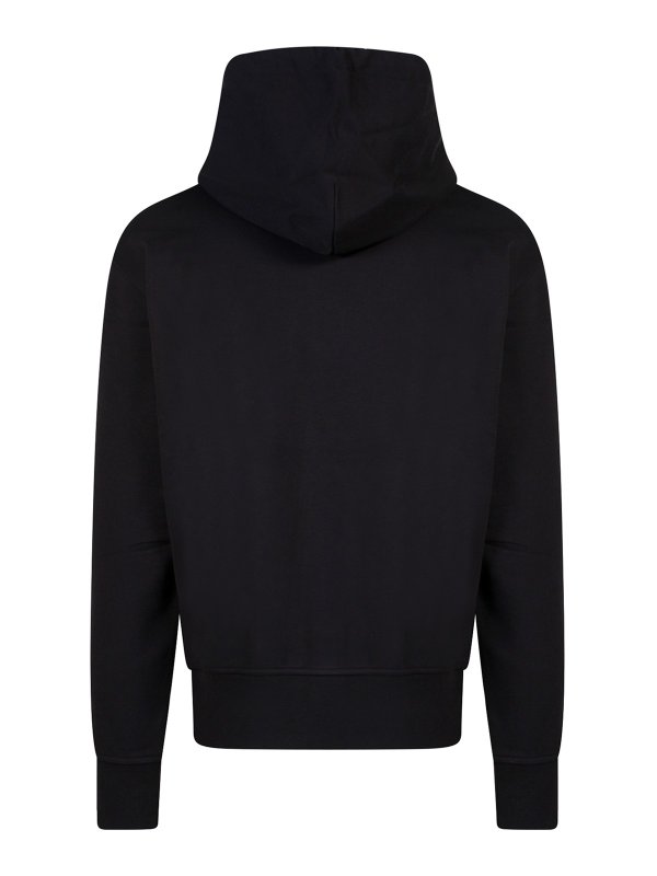 Versace Jeans Couture: Sweatshirts & Sweaters online - Cotton sweatshirt with baroque motif