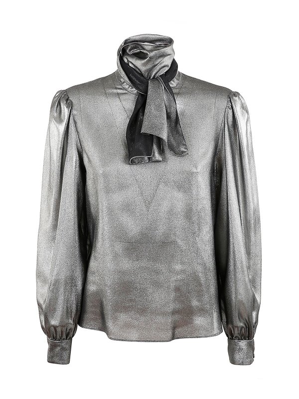 ALBERTA FERRETTI: Blusas - Blusa - Gris