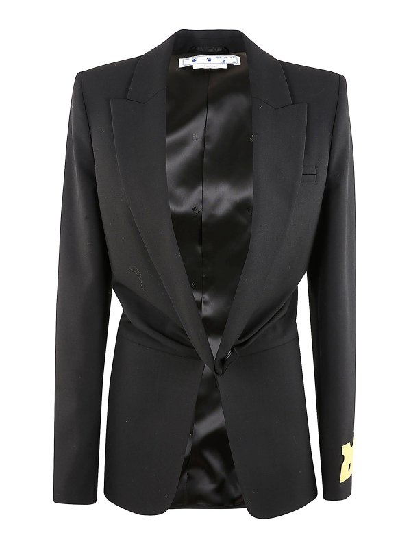 OFF-WHITE: giacche blazer - Blazer Dry Wo Twisted