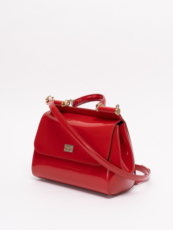 DOLCE & GABBANA: Handtaschen online - Shopper - Rot