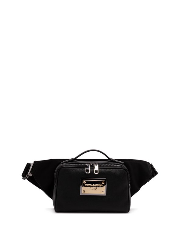 バッグ DOLCE&GABBANA Black l Plate Belt Bag BM2434AF984_80999_0.jpg