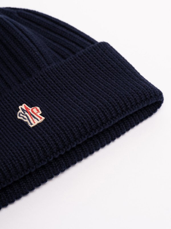 MONCLER: Mützen online - Mütze - Dunkelblau