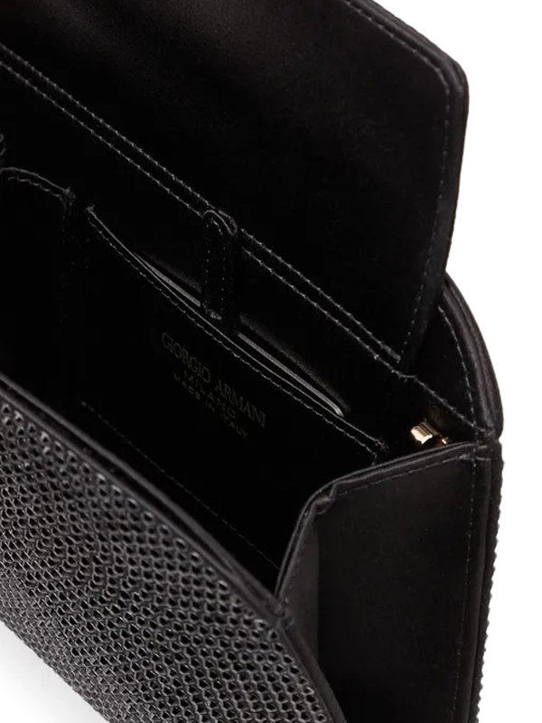 クラッチバッグ - 黒 shop online: GIORGIO ARMANI