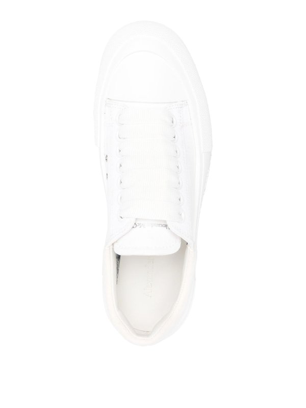 Fabric and leather sneakers shop online: ALEXANDER MCQUEEN