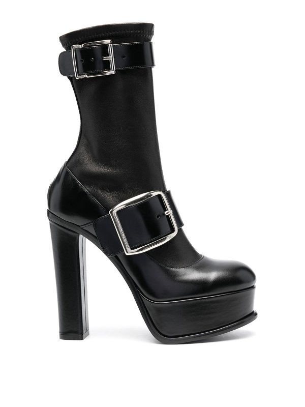 ALEXANDER MCQUEEN: Botines - Botines - Negro