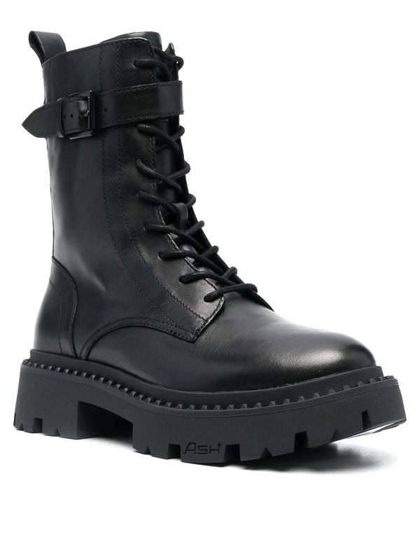 ASH: ankle boots online - Gena leather combat boots