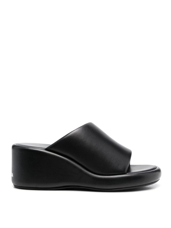 BALENCIAGA: サンダル - サンダル - 黒