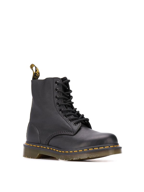 DR. MARTENS: ankle boots online - Pascal leather and rubber chunky ankle boots