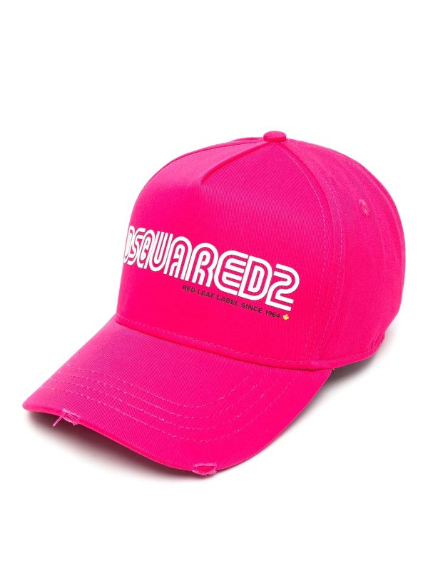 DSQUARED2: hats & caps - Logo-print baseball cap