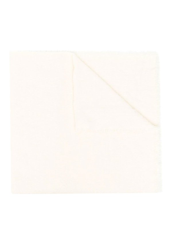 FALIERO SARTI: scarves - Alexia frayed-hem open-knit scarf