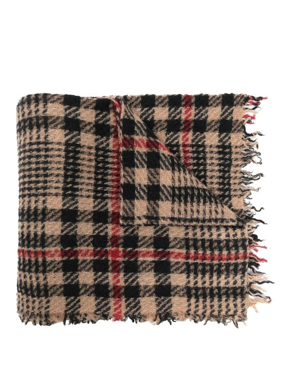 FALIERO SARTI: scarves - Alexia bold-check scarf