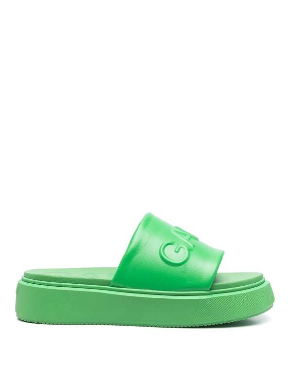 GANNI: flip flops - Vegea slides