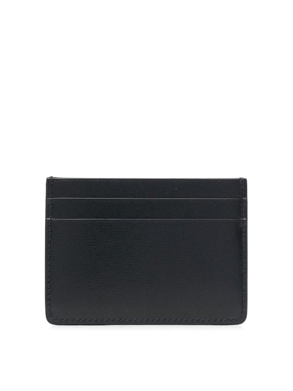 JIL SANDER: wallets & purses online - Logo-lettering leather cardholder