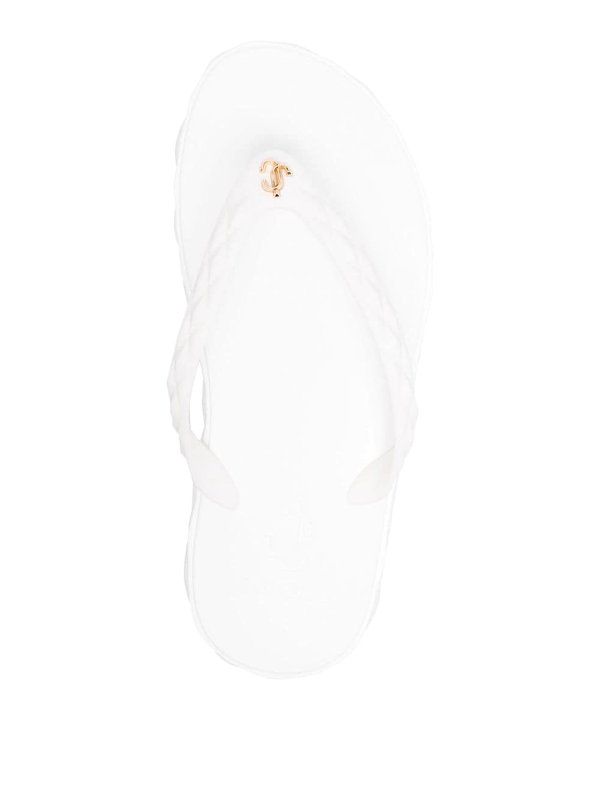 Jimmy Choo ビーチサンダル - Diamond | DIAMONDFLIPFLOPRUBWHITE