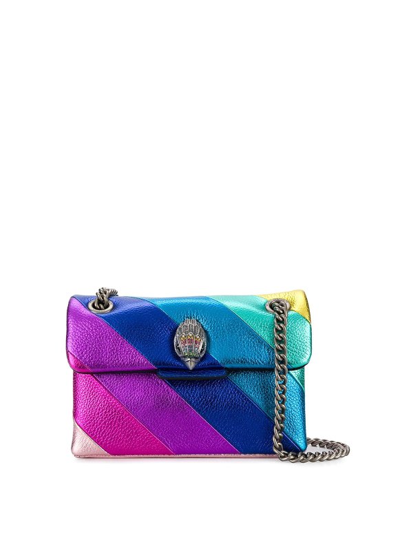 KURT GEIGER: cross body bags - Kensington rainbow leather bag