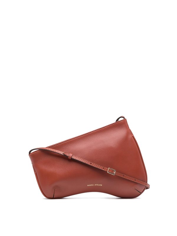 MANU ATELIER: shoulder bags - Curve-edge shoulder bag