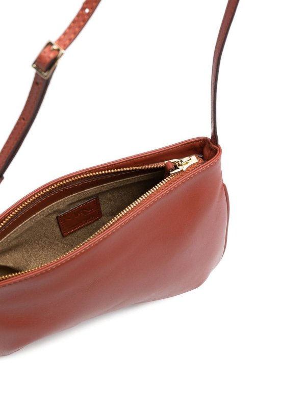 Curve-edge shoulder bag shop online: MANU ATELIER