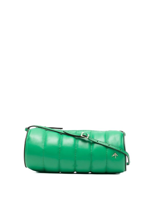 MANU ATELIER: shoulder bags - Padded cylinder bag