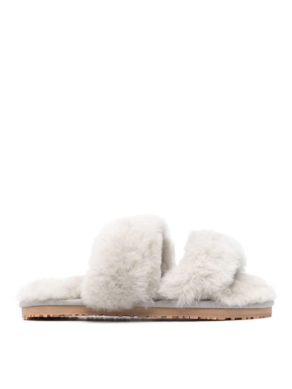 MOU: sandals - Shearling slides