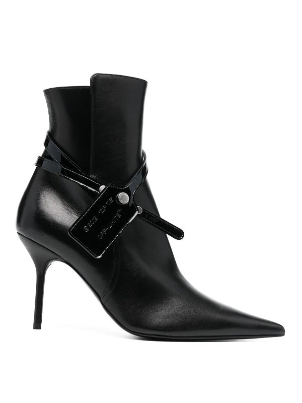 OFF-WHITE: Bottines - Bottines - Noir