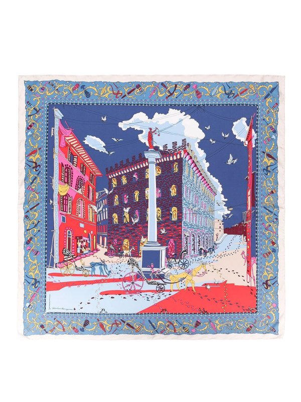 SALVATORE FERRAGAMO: scarves - Silk scarf