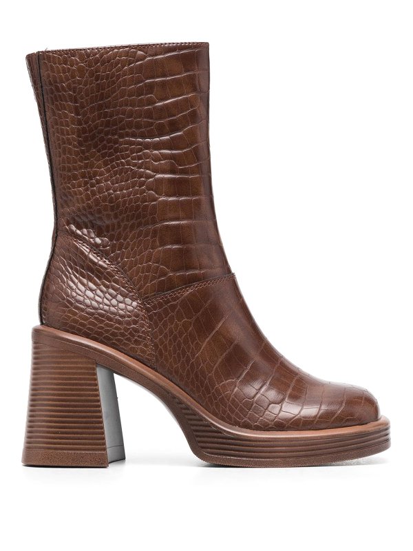 Steve Madden: Bottines - Bottines - Marron
