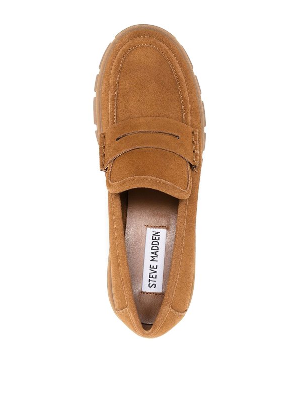 Suede loafers shop online: Steve Madden