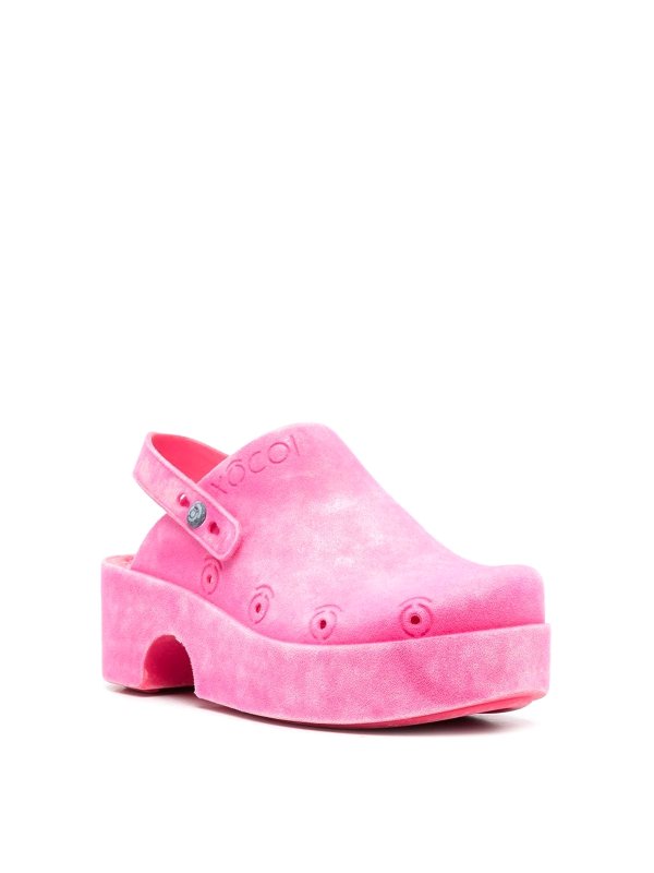 XOCOI: mules shoes online - Slingback platform mules