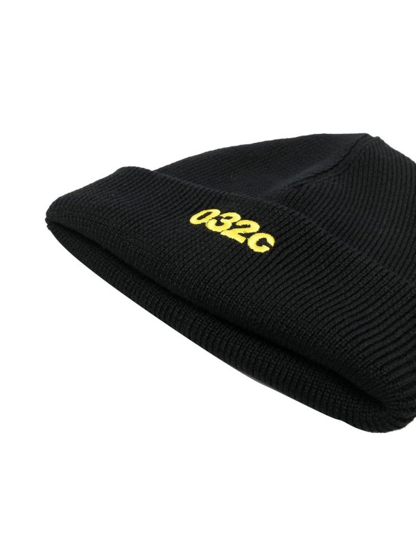 032C: beanies online - Embroidered-logo knit beanie