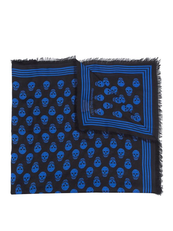 ALEXANDER MCQUEEN: Schals - Schal - Blau