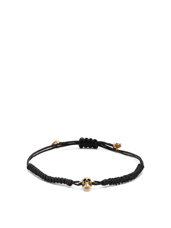 ALEXANDER MCQUEEN: ブレスレット＆バングル - ブレスレット/バングル - 黒