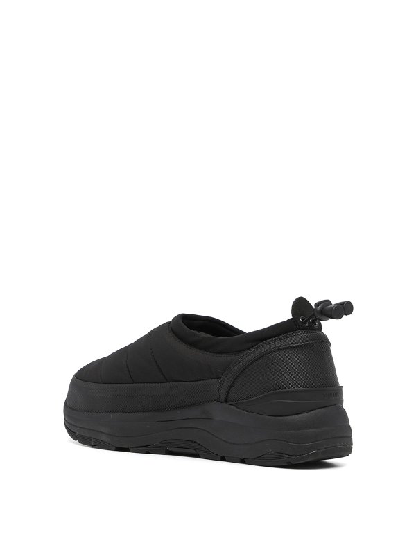iKRIX Suicoke: trainers - Black pepper padded slip-on sneakers