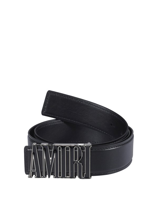 AMIRI: Cinturones - Cinturón - Negro
