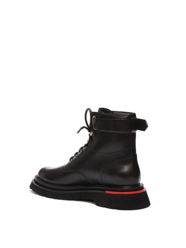 iKRIX DSQUARED2: ankle boots - Buckled leather ankle boots