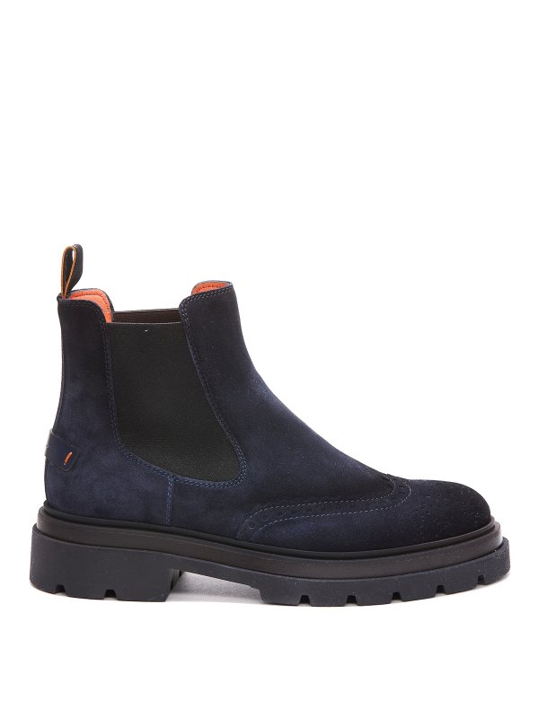 SANTONI: Stiefeletten - Stiefeletten - Blau