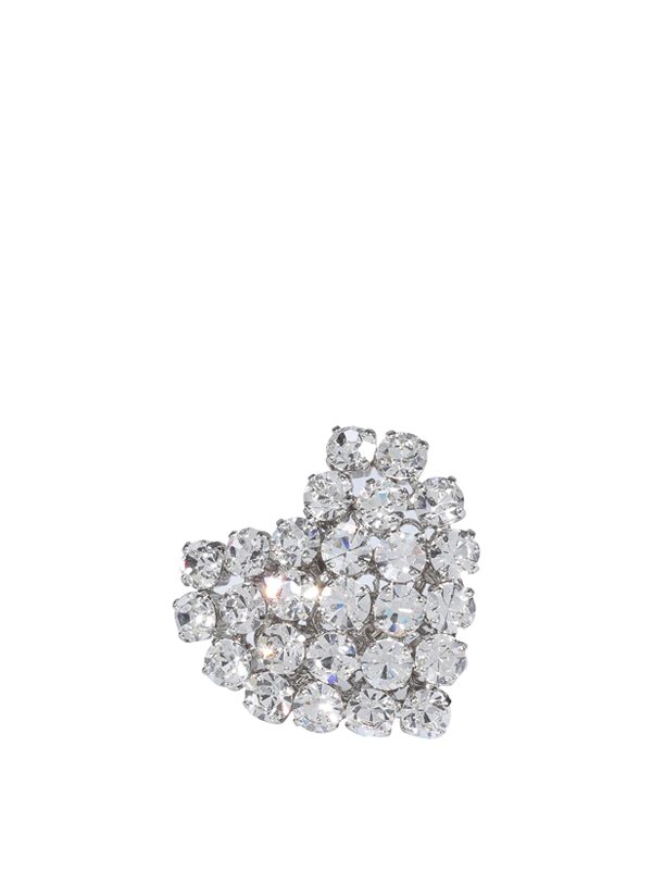 iKRIX ALESSANDRA RICH: Earrings - Crystal heart earrings