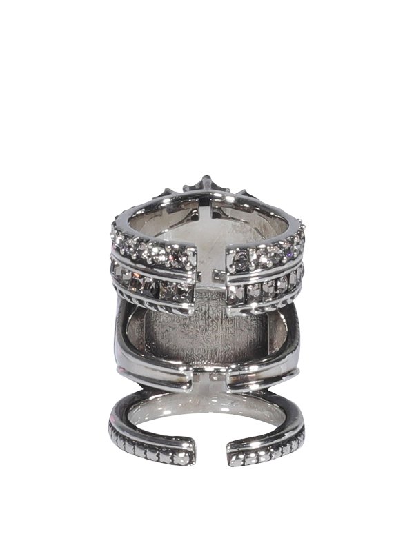 iKRIX ALEXANDER MCQUEEN: Rings - Crystal ring