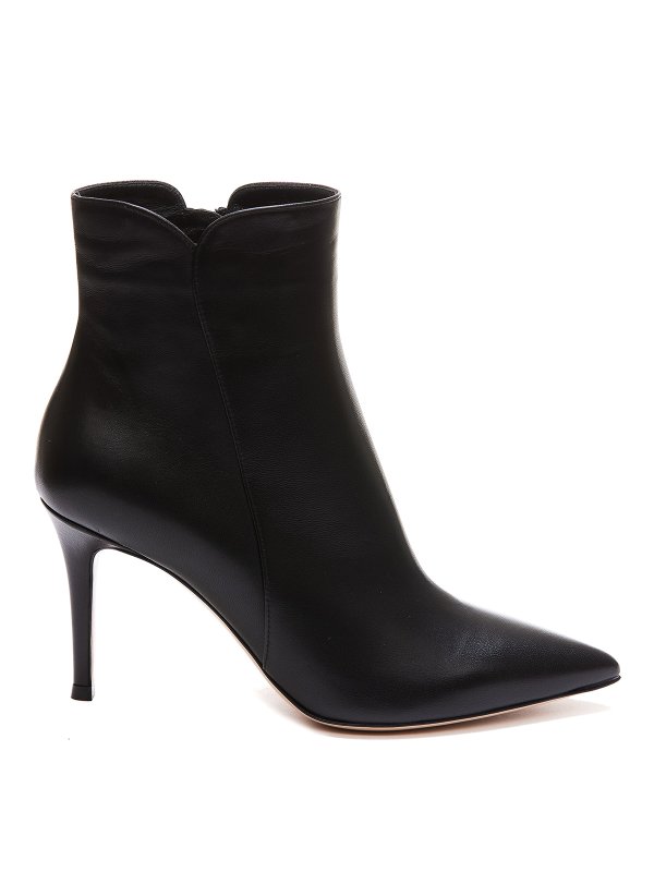 Gianvito Rossi: ankle boots - Leather size zip booties