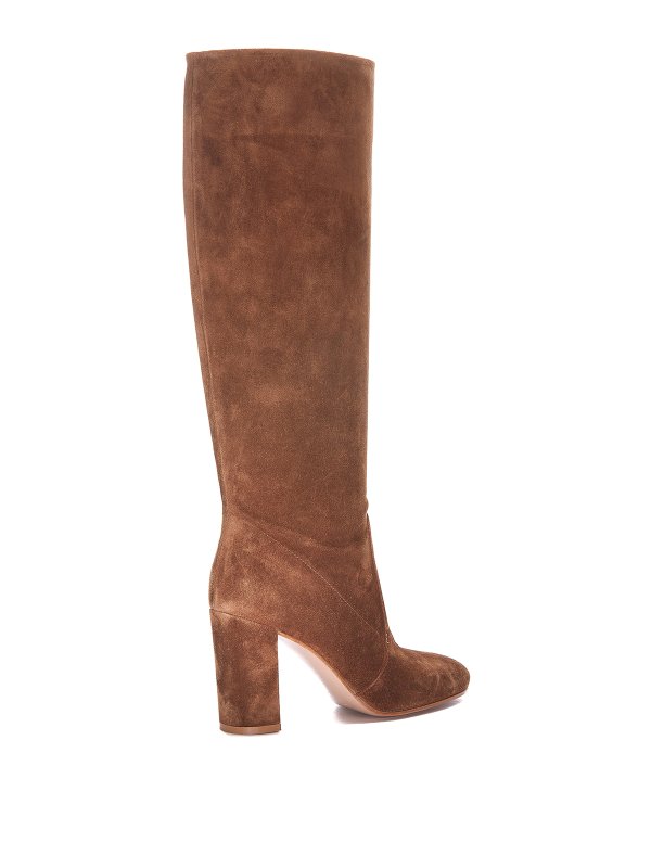 Suede boots shop online: Gianvito Rossi
