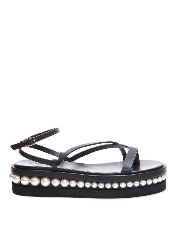 JIMMY CHOO: sandals - Pine Flat sandals