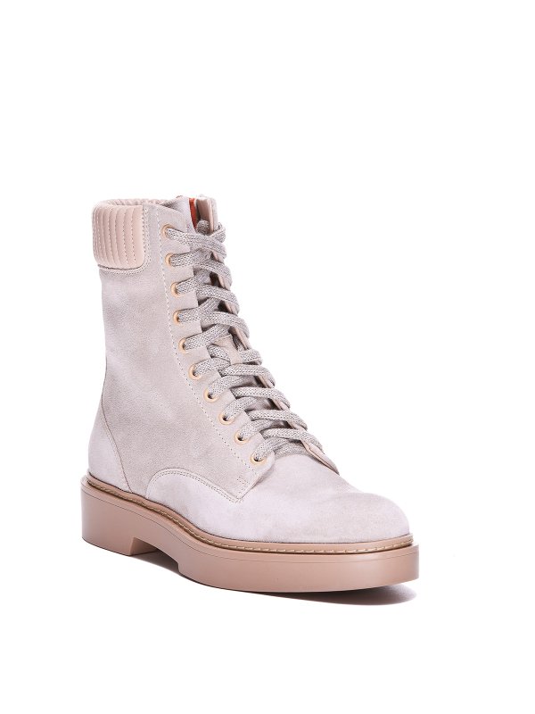 SANTONI: ankle boots online - Lace-up booties