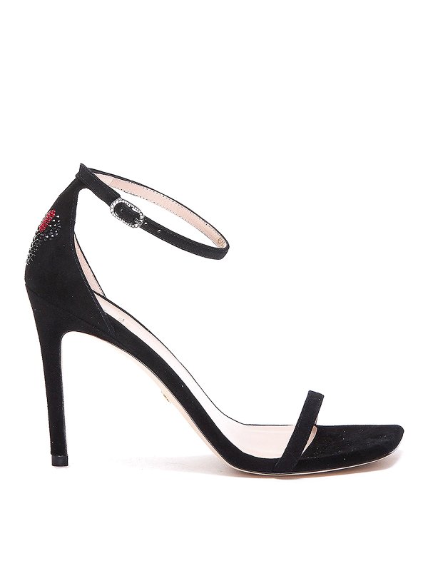 Stuart Weitzman: Sandalen - Sandalen - Schwarz