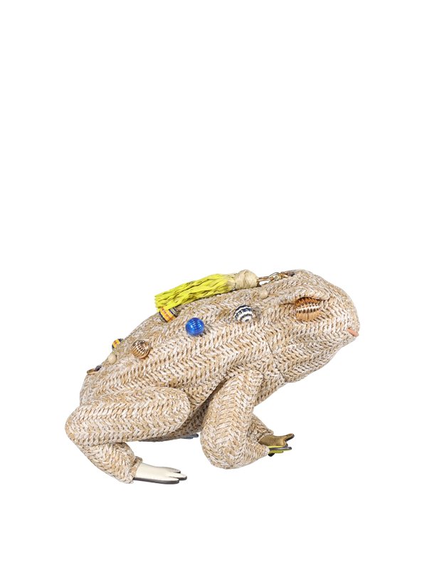 TORY BURCH: cross body bags - Raffia bag