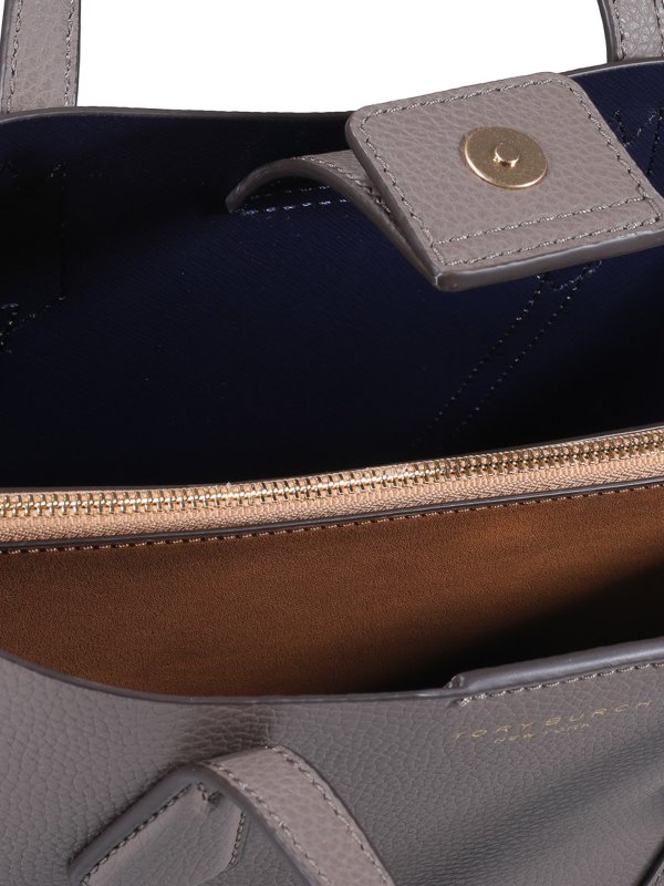 Leather tote shop online: TORY BURCH
