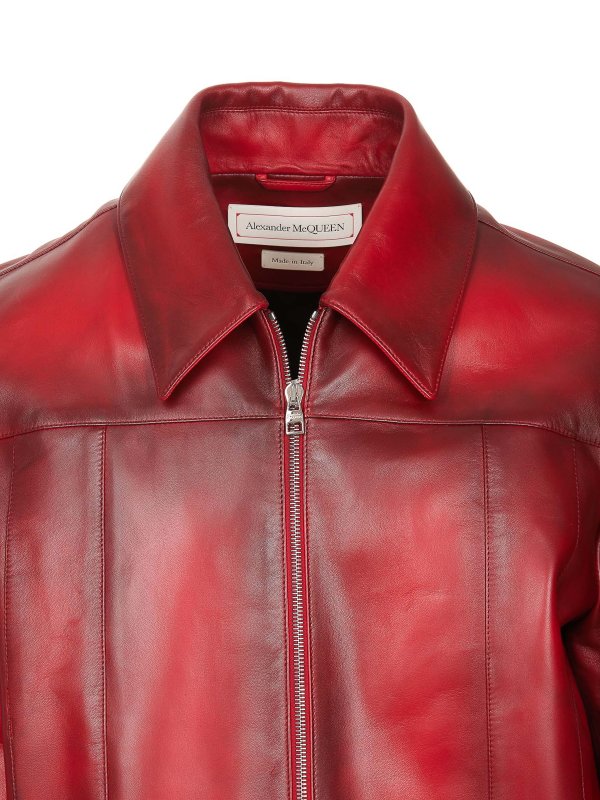 iKRIX ALEXANDER MCQUEEN: leather jacket - Leather jacket