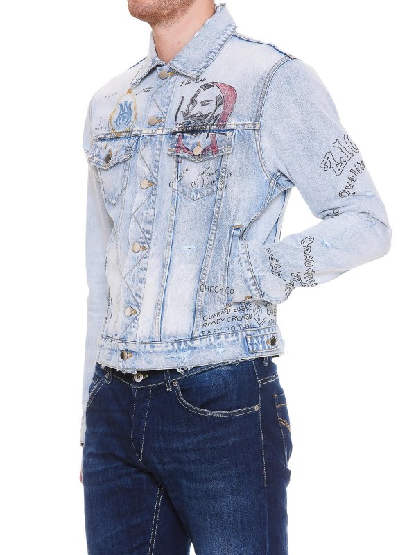 AMIRI: denim jacket online - Denim jacket