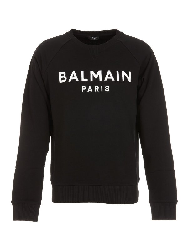 Balmain: スウェット＆セーター - スウェットシャツ/セーター - 黒