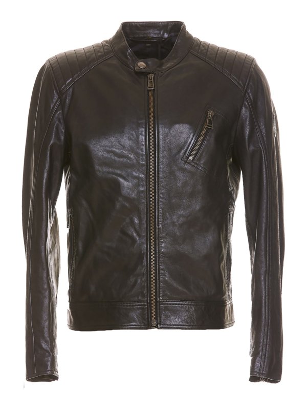 BELSTAFF: leather jacket - Leather jacket