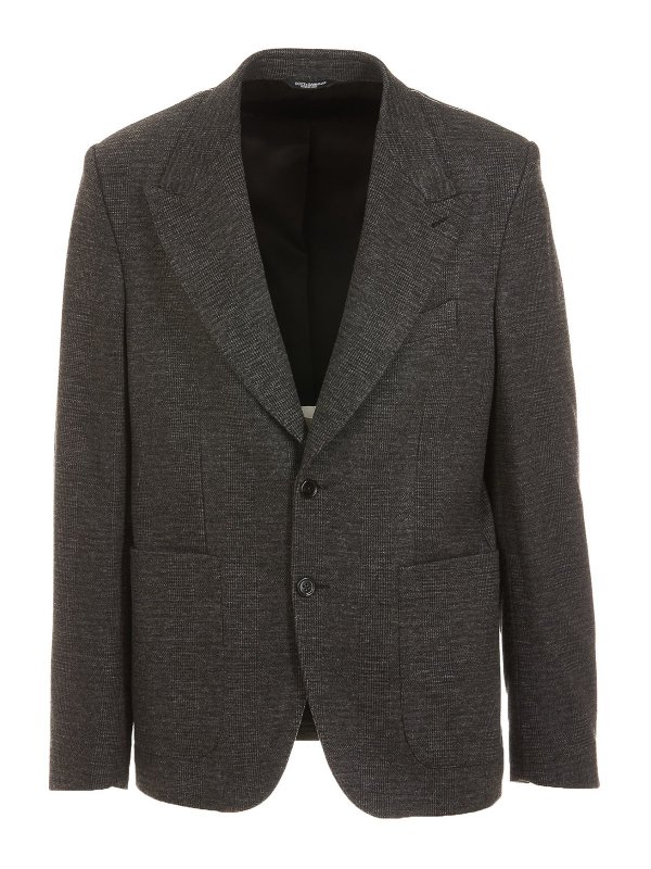 DOLCE & GABBANA: Vestes de costume - Blazer - Noir