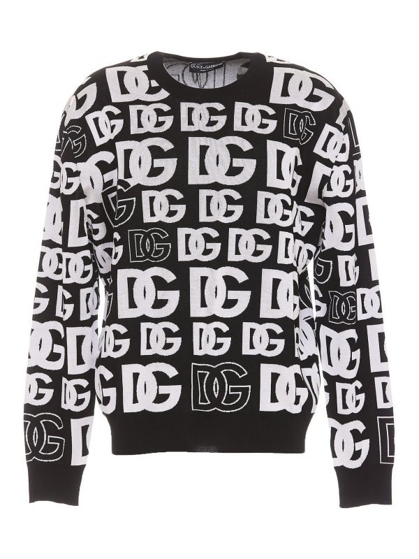 DOLCE & GABBANA: crew necks - Silk blend crewneck